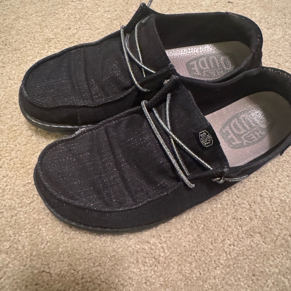 Hey Dude ladies Black Slip-On Loafers